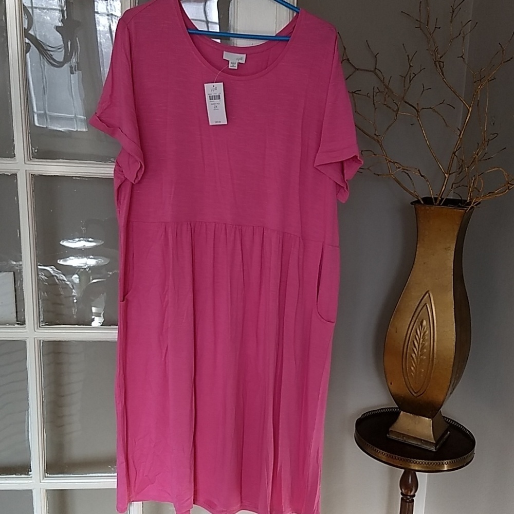 J. Jill summer knit dress WITH POCKETS 😍